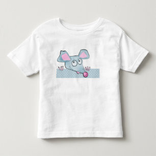 Camiseta Infantil Rato de desenho animado bonito Crianças do símbo