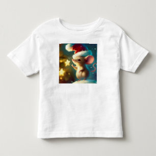 Camiseta Infantil Rato de Natal 1