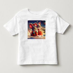 Camiseta Infantil Rato de Natal 3
