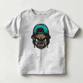 Camiseta Infantil Rebelde Urbano: Rosto Estilo Grafite