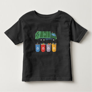 Camiseta Infantil Reciclagem de lixo para crianças