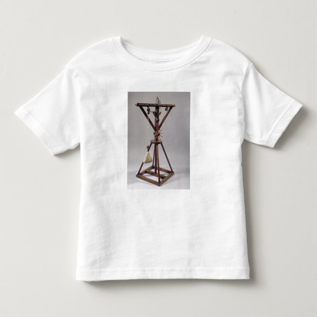 Camiseta Infantil Reconstrução do design de da Vinci (Frente)