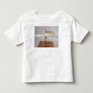 Camiseta Infantil Reconstrução modelo do design de da Vinci