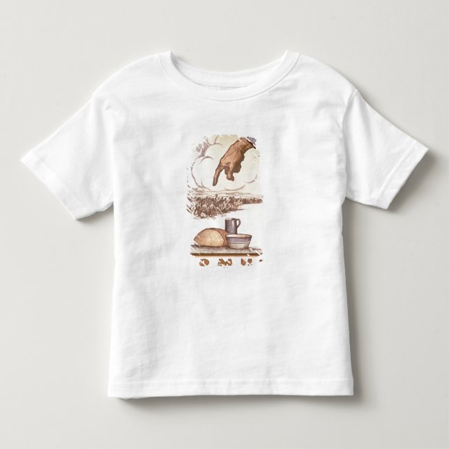 Camiseta Infantil Recorde o com fome! , poster, 1921 (Frente)