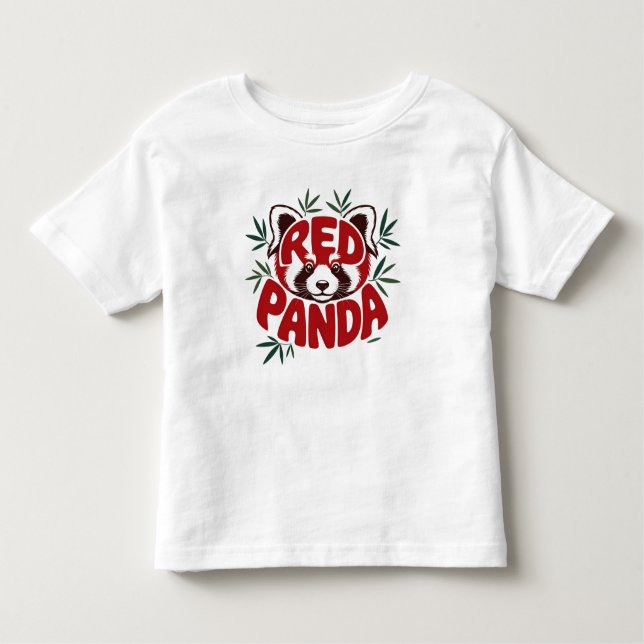 Camiseta Infantil Red Panda (Frente)