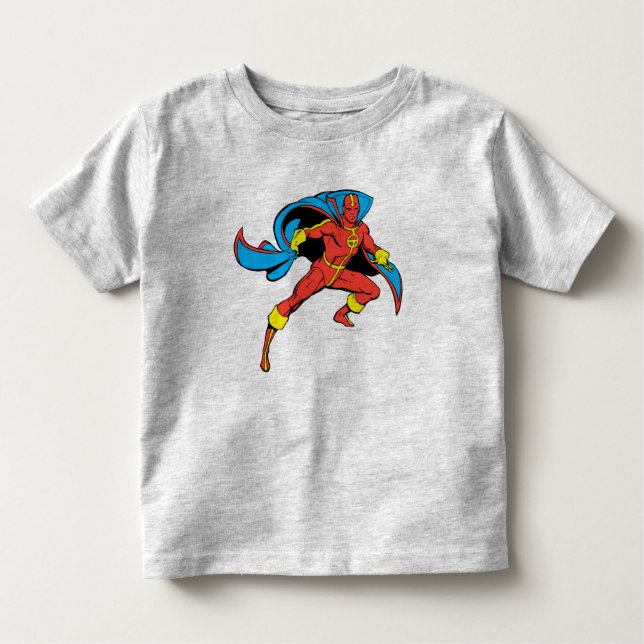 Camiseta Infantil Red Tornado Cape Pose (Frente)