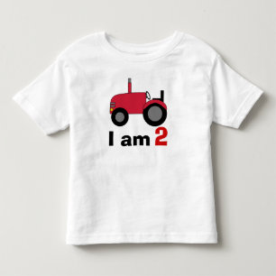 Camiseta Infantil Red Trator Birthday