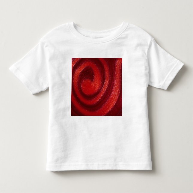 Camiseta Infantil Redemoinhos do verniz para as unhas (Frente)