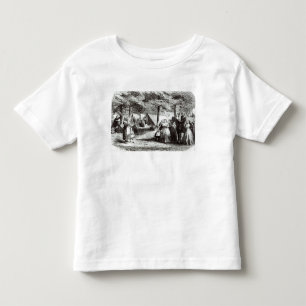 Camiseta Infantil Refugiados do sul que encamping nas madeiras