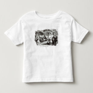Camiseta Infantil Refugiados do sul que encamping nas madeiras
