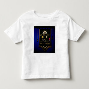 Camiseta Infantil Regalia maçónico, da ordem de Turin