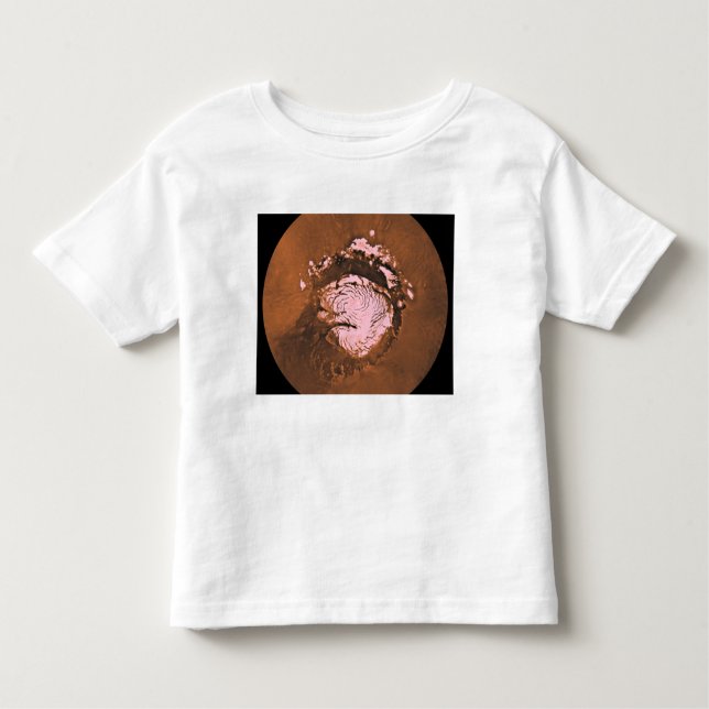 Camiseta Infantil Região de Mare Boreum de Marte (Frente)