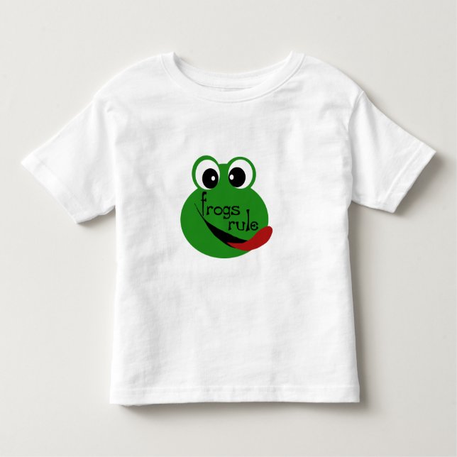 Camiseta Infantil Regra dos sapos (Frente)