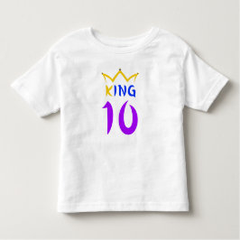 Camiseta Infantil Rei 10