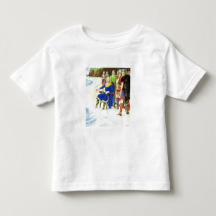 Camiseta Infantil Rei Canute (c.995-1035) 'das espreitadelas no