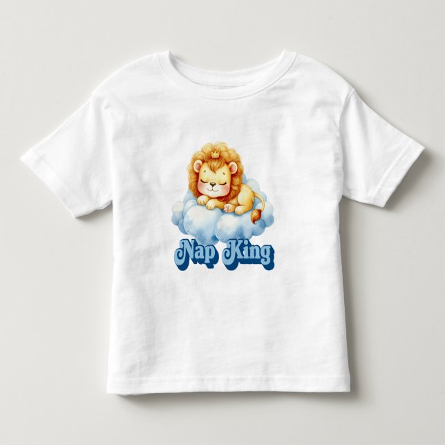 Camiseta Infantil Rei do Cochilo (Frente)