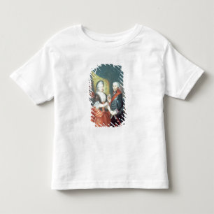 Camiseta Infantil Rei Frederick II e sua esposa