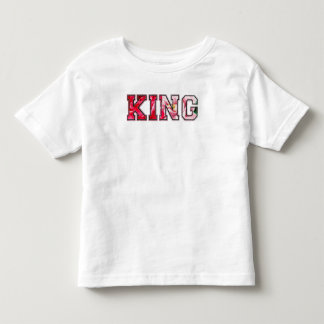 Camiseta Infantil Rei texto grafite estilo letra
