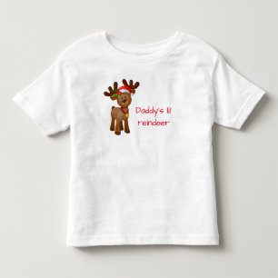 Camiseta Infantil Reindeer Do pai Lil