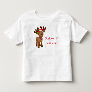 Camiseta Infantil Reindeer Do pai Lil