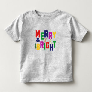 Camiseta Infantil Reindeer feliz e pinheiro brilhante Snowman