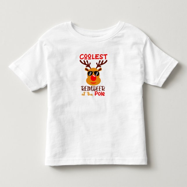 Camiseta Infantil Reindeer mais fixe (Frente)