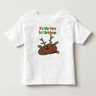 Camiseta Infantil Reindeer Muito 1rua De Natal