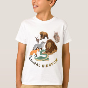 Camiseta Infantil Reino Animal