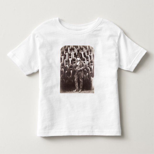 Camiseta Infantil Reino Brunel de Isambard, estando na frente do (Frente)