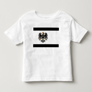 Camiseta Infantil Reino Preussen estandarte de nacional