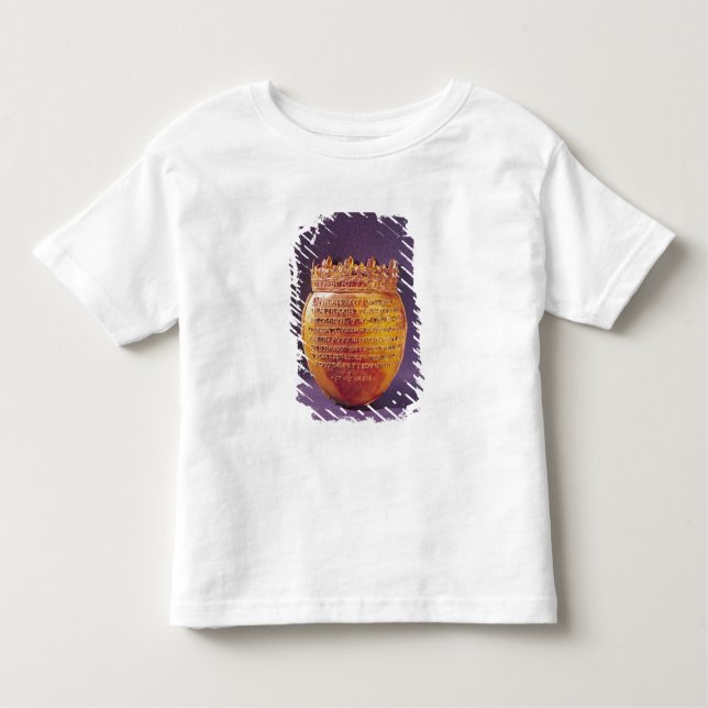 Camiseta Infantil Relicário do coração de Anne de Brittany (Frente)
