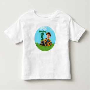 Camiseta Infantil Remando Para O Aniversário Do Poder De Lawn