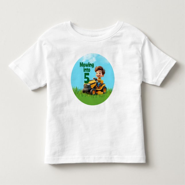 Camiseta Infantil Remando Para O Aniversário Do Poder De Lawn (Frente)