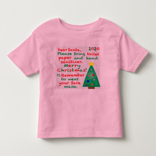 Camiseta Infantil Remembering 2020 Christmas (Frente)