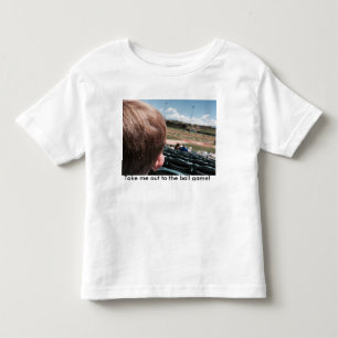 Camiseta Infantil Remova-me ao jogo de bola!