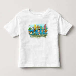Camiseta Infantil Repórteres da tevê com os microfones na raça do