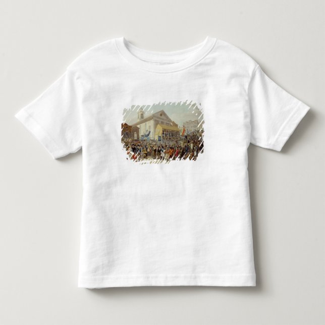 Camiseta Infantil Representação da eleição dos membros (Frente)