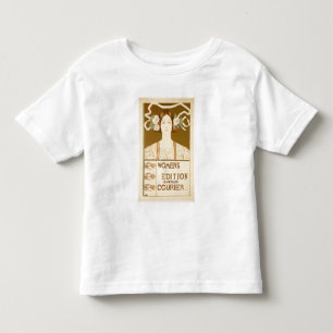 Camiseta Infantil Reprodução de uma propaganda de poster 'as