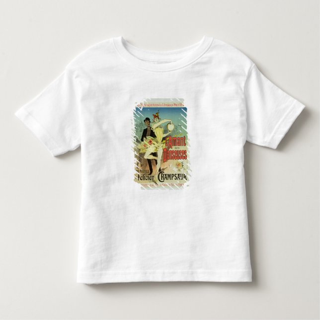 Camiseta Infantil Reprodução de uma propaganda de poster 'o amante (Frente)