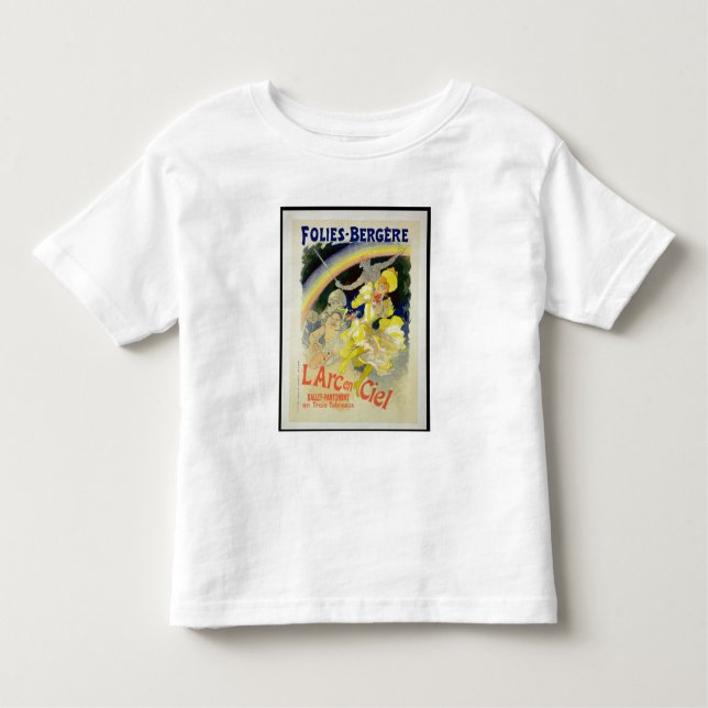 Camiseta Infantil Reprodução de uma propaganda de poster 'o Rainbow (Frente)