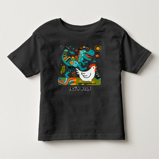 CAMISETA INFANTIL REPRODUÇÃO DE VAMOS (Frente)