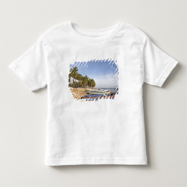 Camiseta Infantil República Dominicana, Costa Norte, Nagua, Playa (Frente)