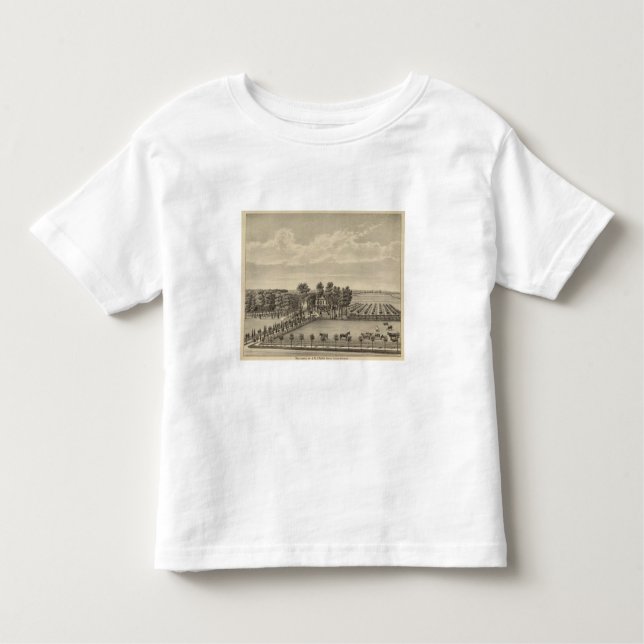 Camiseta Infantil Residência de Evans, Topeka, Kansas (Frente)