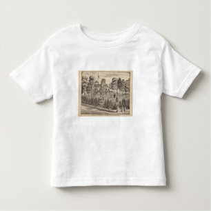 Camiseta Infantil Residência de Genl HH Baxter em Rutland Vermont