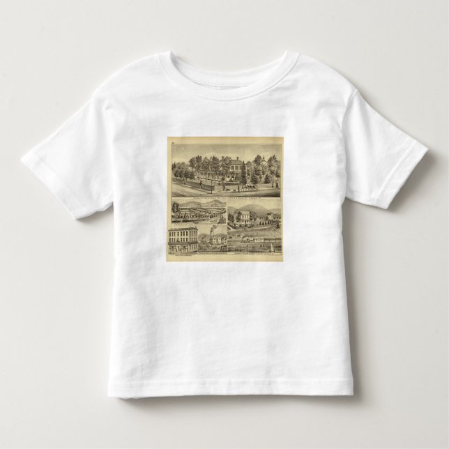 Camiseta Infantil Residência de John um Warden Sewickley (Frente)
