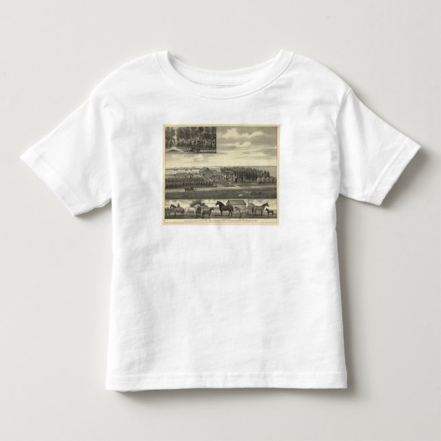 Camiseta Infantil Residência de Schulz, Nebraska (Frente)