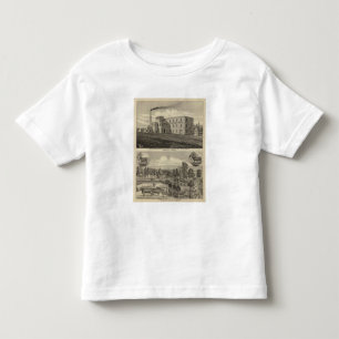 Camiseta Infantil Residência de Worksand do amido do Topeka de DM