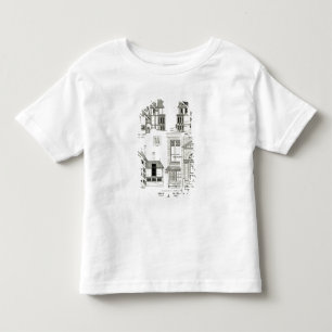 Camiseta Infantil Residência Sunnycote da joia, Hampstead,