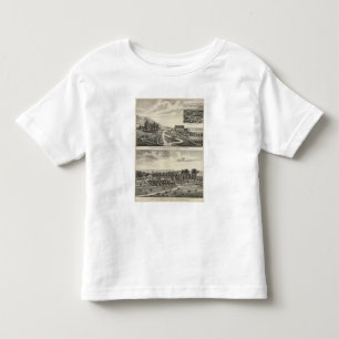 Camiseta Infantil Residências de Pierce e de tanoeiro, Kansas