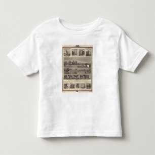 Camiseta Infantil Residências, fazenda, negócios na liberdade de W